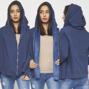 Full Faux Fur Lined Hoody